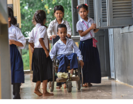 François Camps | À Battambang, une école publique dédiée au handicap mental