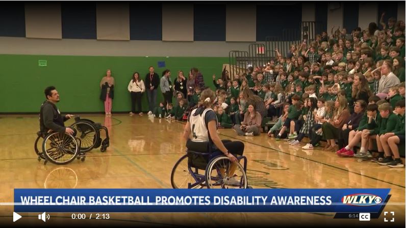 Wheelchair basketball promotes disability awareness at Louisville middle school